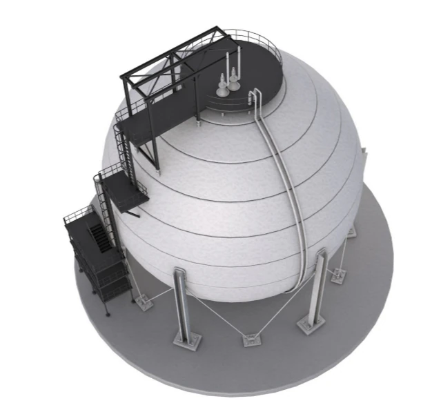 Refinery Module 3D Model .c4d .max .obj .3ds .fbx .stl .blend 