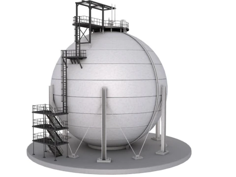 Refinery Module 3D Model