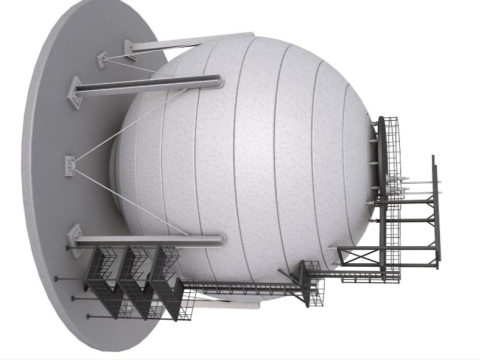 Refinery Module Modelo 3D