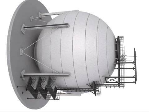 Refinery Module 3D Model