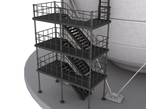 Refinery Module Modelo 3D