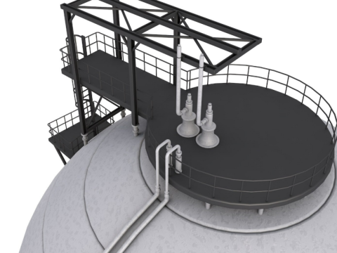Refinery Module Modelo 3D
