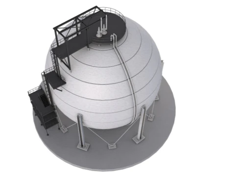 Refinery Module 3D Model