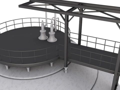 Refinery Module 3D Model