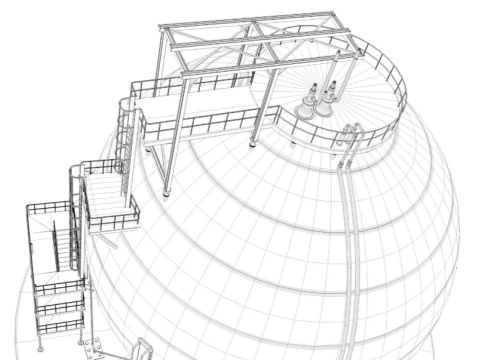 Refinery Module 3D Model