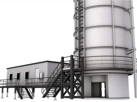 Refiniery Model 3D Model