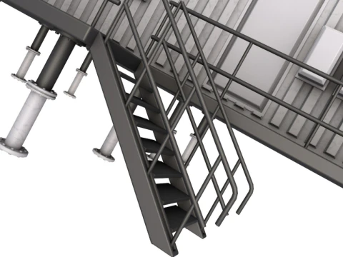 Refiniery Model 3D Model