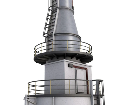 Refiniery Model 3D Model