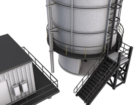 Refiniery Model 3D Model