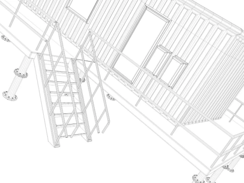 Refiniery Model 3D Model