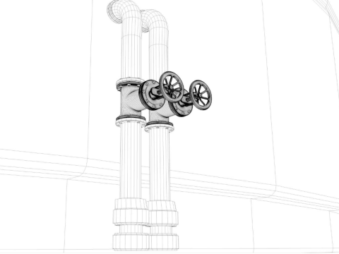 Industrial Silo Modello 3D