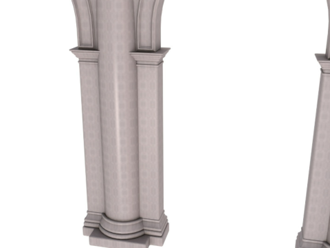 Classic Arched doorway 3Dモデル