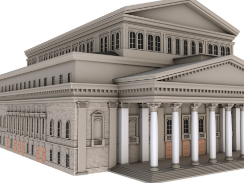 Bolshoi Theatre 3D मॉडल