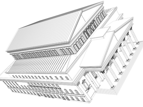 Bolshoi Theatre 3D Model
