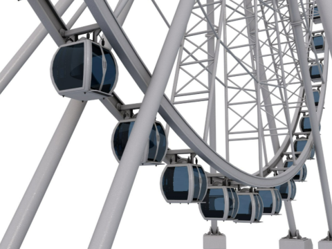 Ferris Wheel Modello 3D