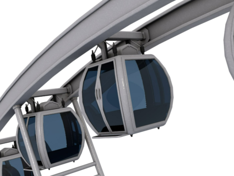 Ferris Wheel Modello 3D