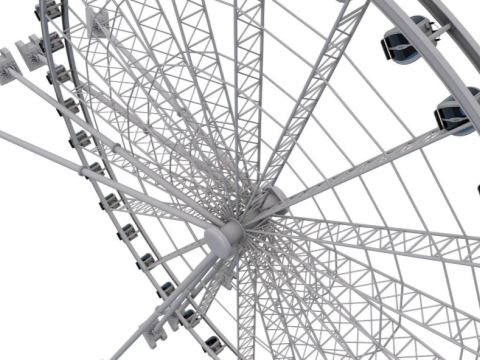 Ferris Wheel Modello 3D