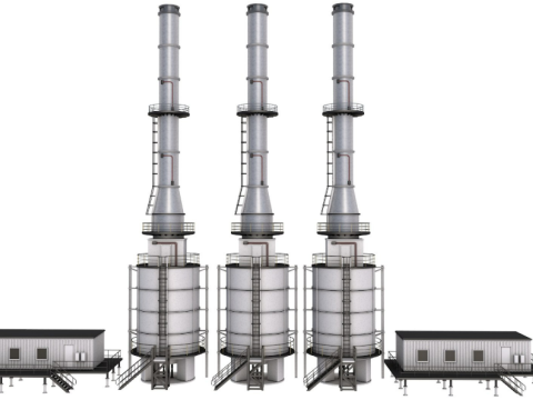 Refinery Modules collection Modelo 3D