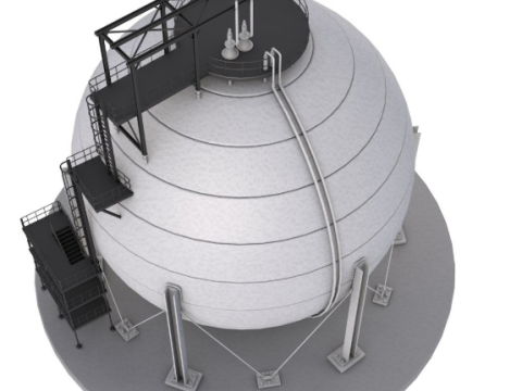 Refinery Modules collection Modelo 3D