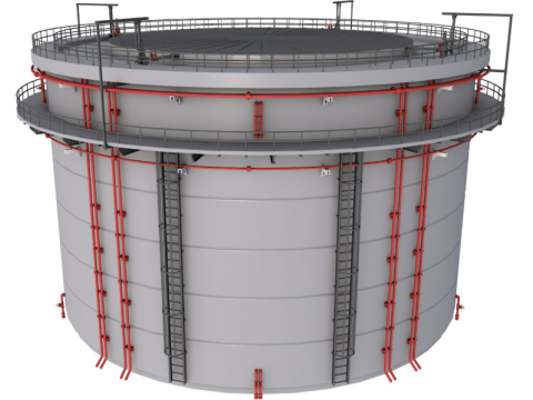 Refinery Modules collection Modelo 3D
