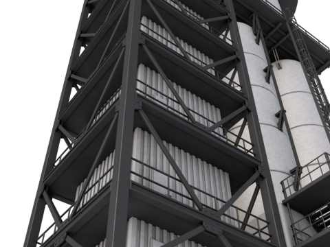 Refinery Modules collection Modelo 3D