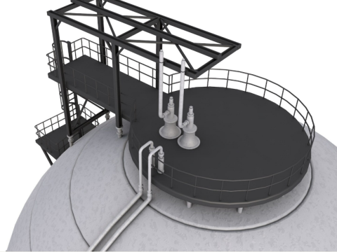 Refinery Modules collection Modelo 3D