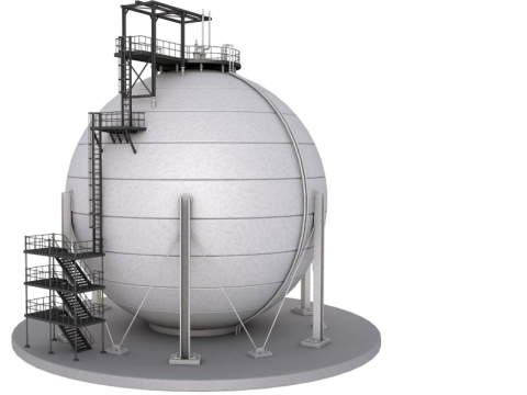 Refinery Modules collection Modelo 3D