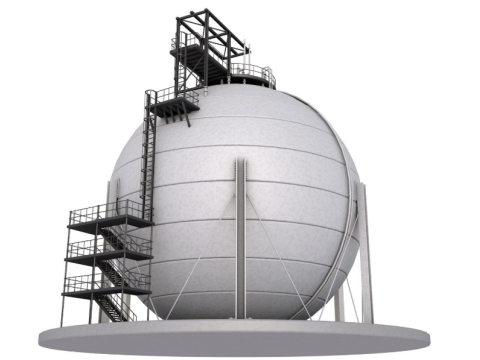 Refinery Modules collection Modelo 3D