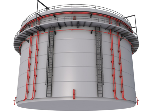 Refinery Modules collection Modelo 3D