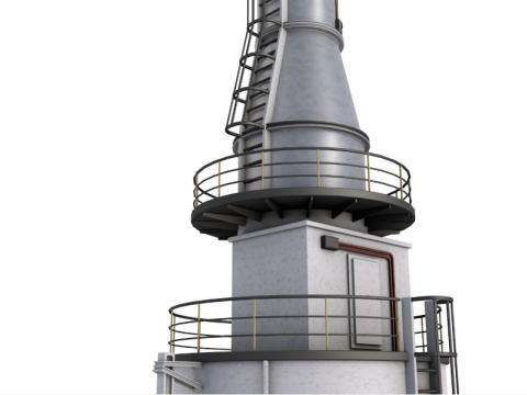 Refinery Modules collection Modelo 3D
