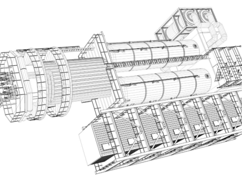 Refinery Modules collection Modelo 3D