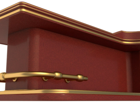 Roulette Table Model 3D