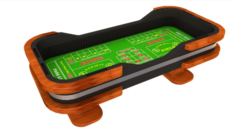 Craps Table 3Dモデル .c4d .max .obj .3ds .fbx .stl .blend