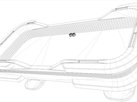 Tavolo dei Dadi Modello 3D