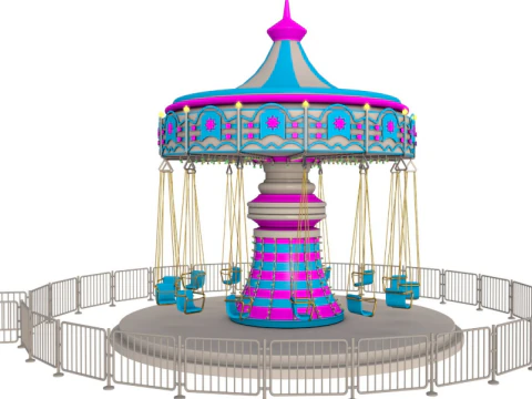 Paseo en la feria de atracciones Modelo 3D