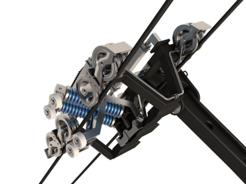 Ski Gondola Lift Towers collection 3Dモデル