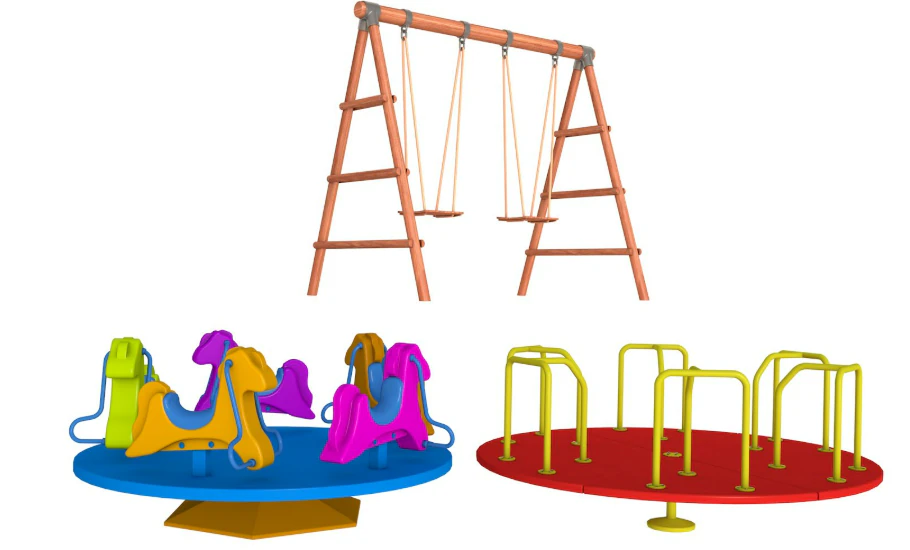 Playground Collection 3D Model .c4d .max .obj .3ds .fbx .stl .blend 