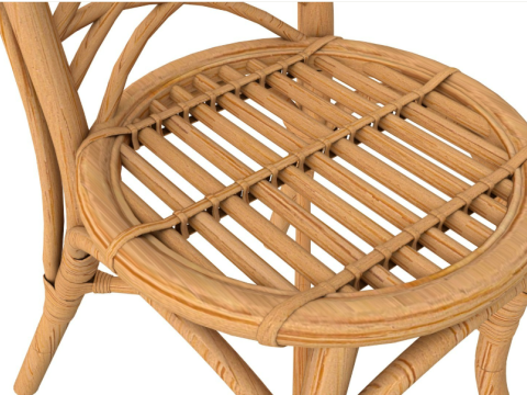 Dining Table with Chairs Set Modèle 3D