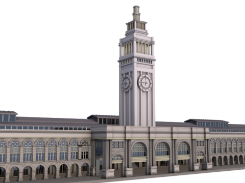 Ferry Building San Francisco Modelo 3D