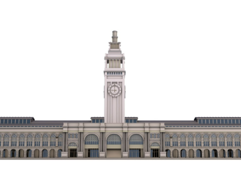 Ferry Building San Francisco 3D 모델