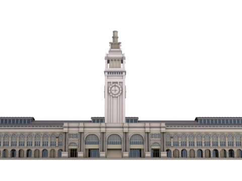 Ferry Building San Francisco 3D Model