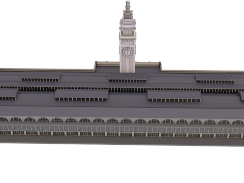 Ferry Building San Francisco 3D 모델
