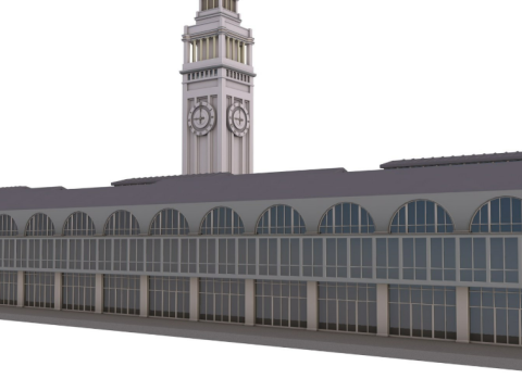 Ferry Building San Francisco 3D 모델