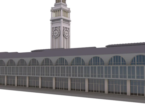 Ferry Building San Francisco 3D Model