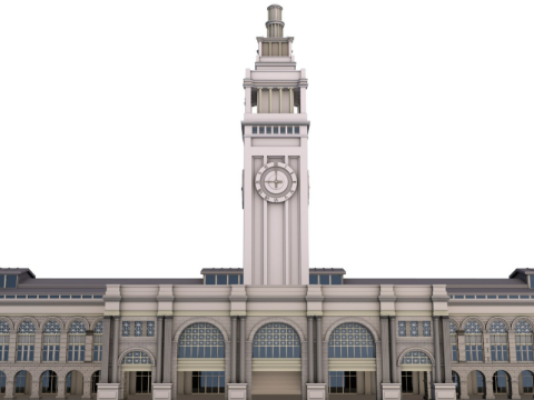 Ferry Building San Francisco 3D 모델