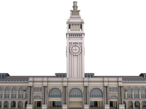Ferry Building San Francisco 3D Model