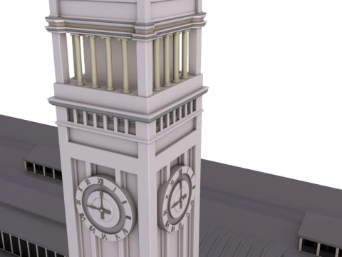 Ferry Building San Francisco 3D Model