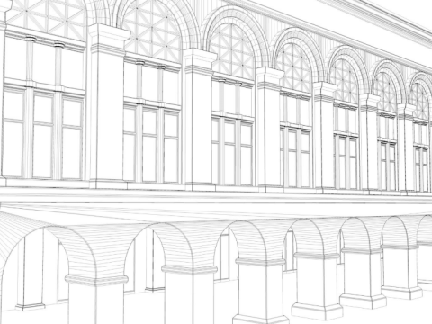 Ferry Building San Francisco 3D 모델