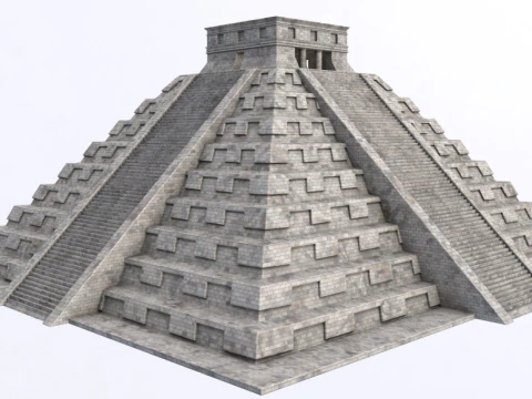 Chich&eacute;n Itz&aacute; Modello 3D