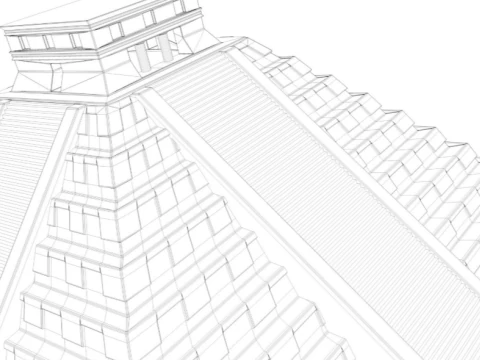Chichen Itza 3D Model